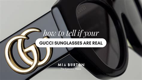 how do i know if my gucci glasses are real|How To Identify Authentic Gucci Glasses .